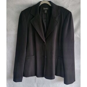Rafaella classic black blazer size 8 with‎ buttons and pockets